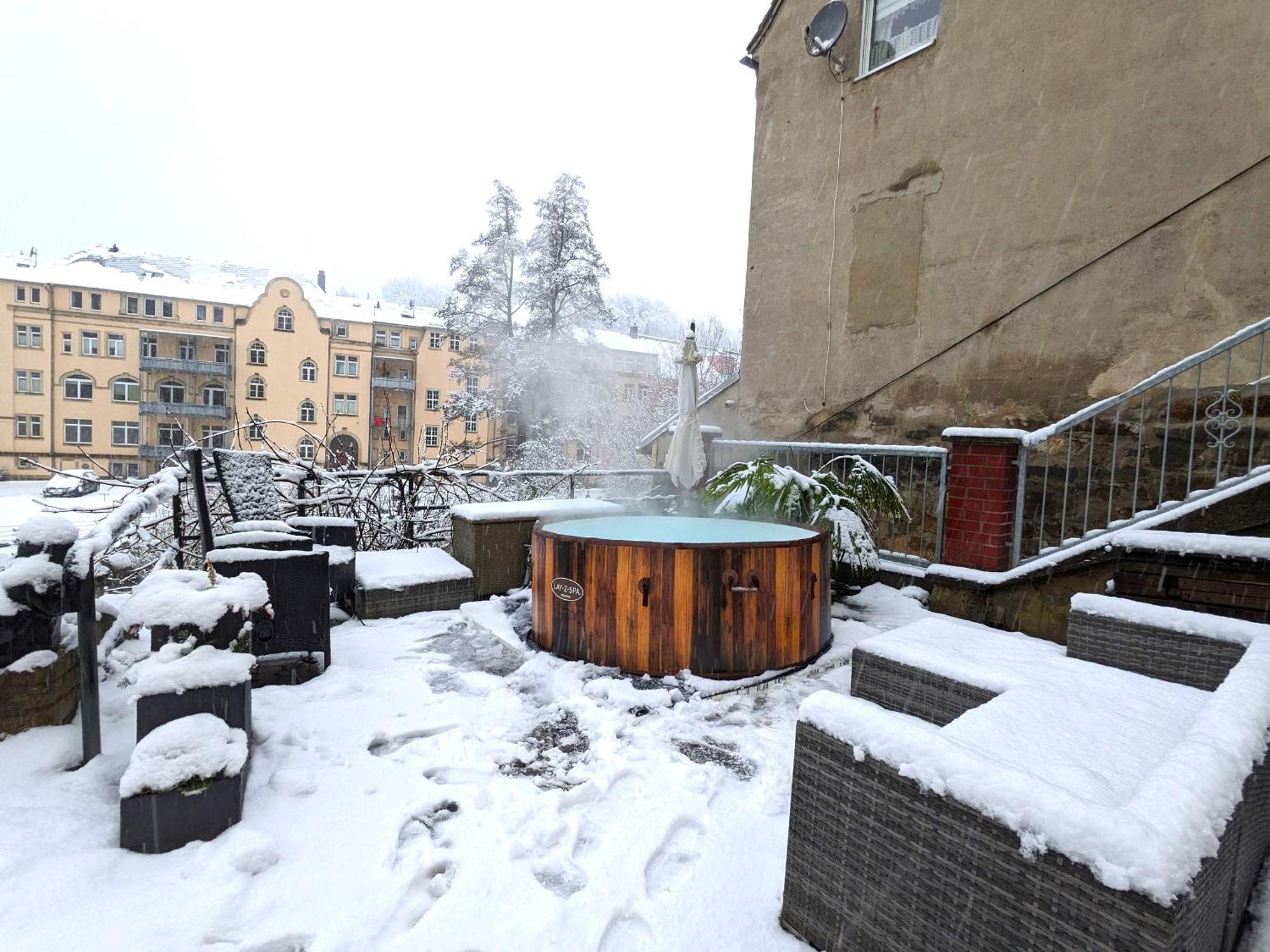 F3 Urlaubsmagie - Pool, Garten & Terrasse - 4P Sebnitz Eksteriør bilde
