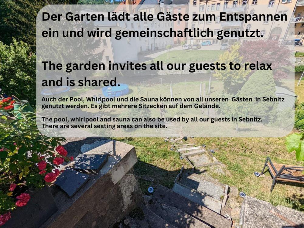 F3 Urlaubsmagie - Pool, Garten & Terrasse - 4P Sebnitz Eksteriør bilde